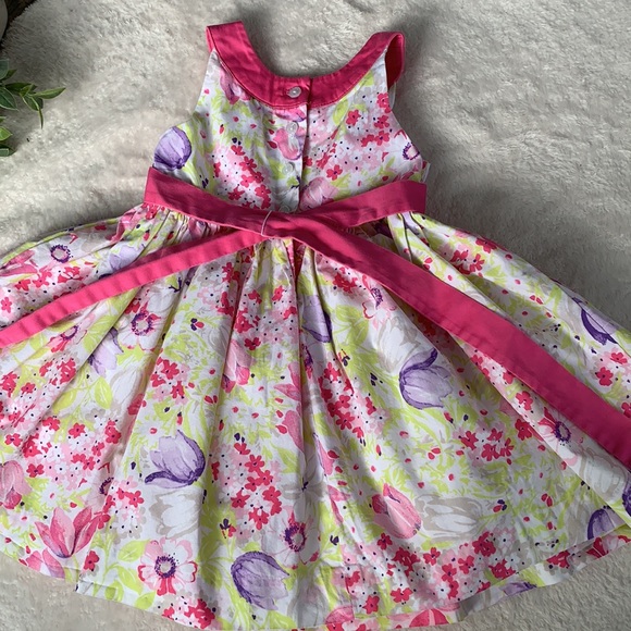 Jillian’s Closet 2T Pink White Floral Dress EUC - Picture 10 of 16